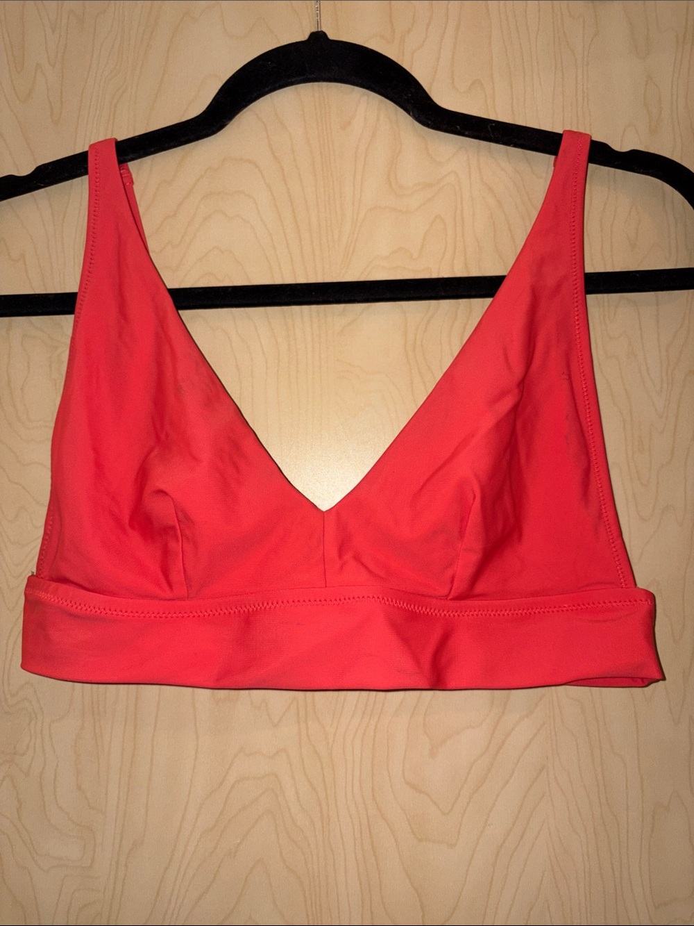 aerie Coral V-Neck Bralette